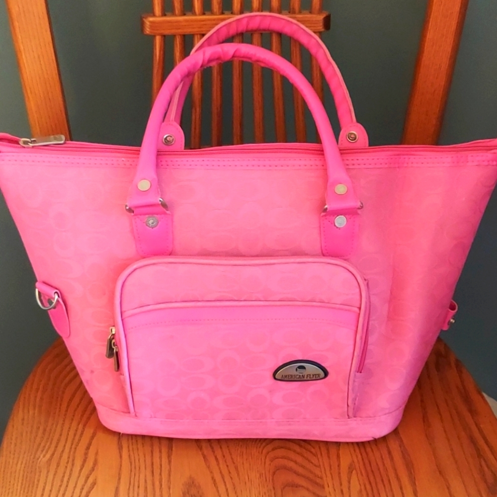 American Flyer pink handbag 👜